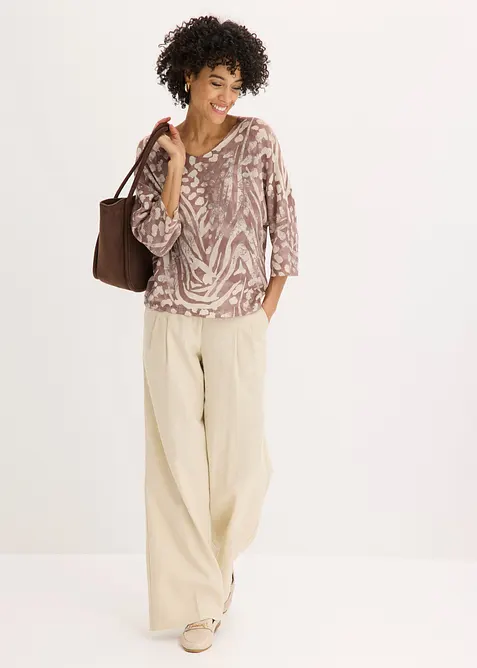 Maglione con maniche a pipistrello, bonprix