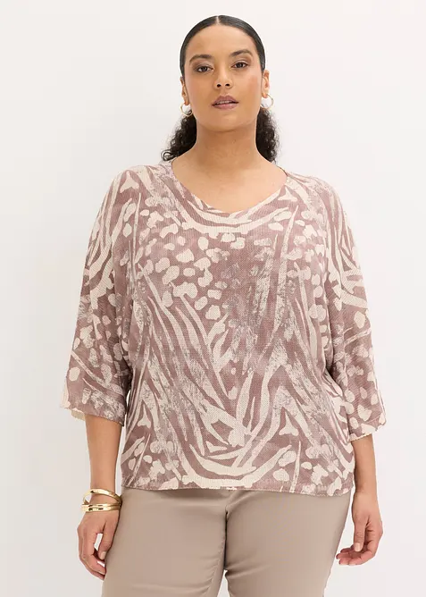 Maglione con maniche a pipistrello, bonprix
