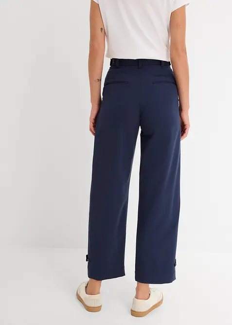Pantaloni barrel in misto viscosa, bonprix