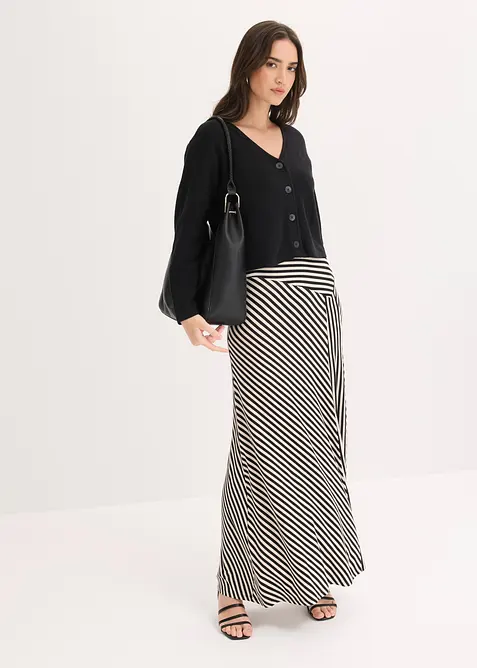 Gonna in jersey di misto viscosa, bonprix