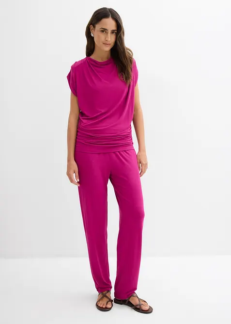 Maglia e pantaloni in misto viscosa  (set 2 pezzi), bonprix