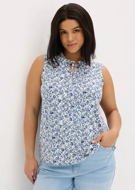 Top in jersey di misto viscosa, bonprix