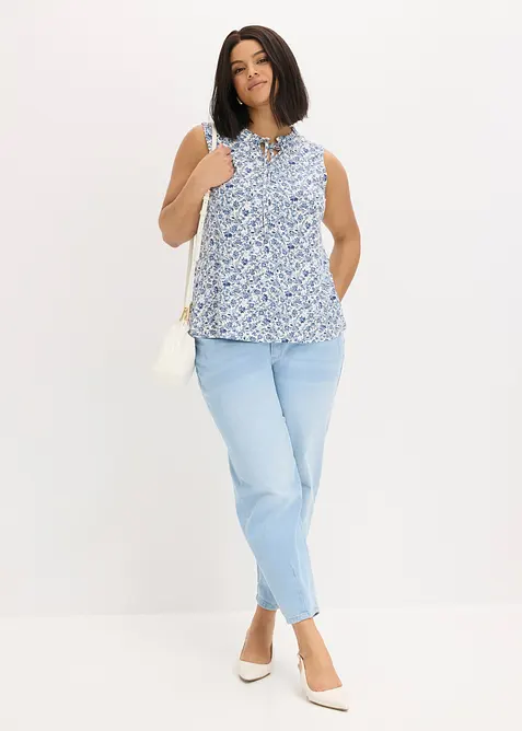 Top in jersey di misto viscosa, bonprix