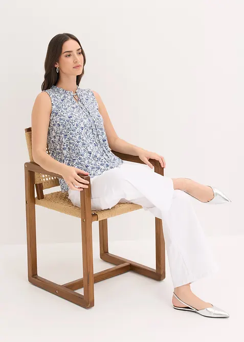 Top in jersey di misto viscosa, bonprix