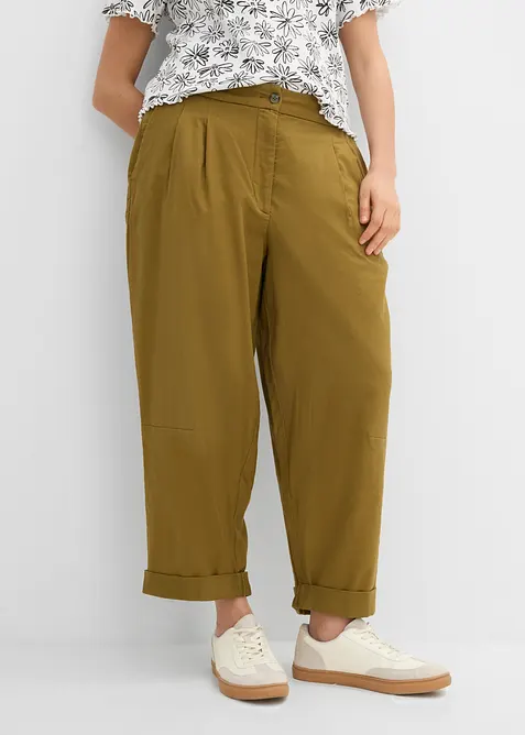 Pantaloni a palloncino in puro cotone, bonprix