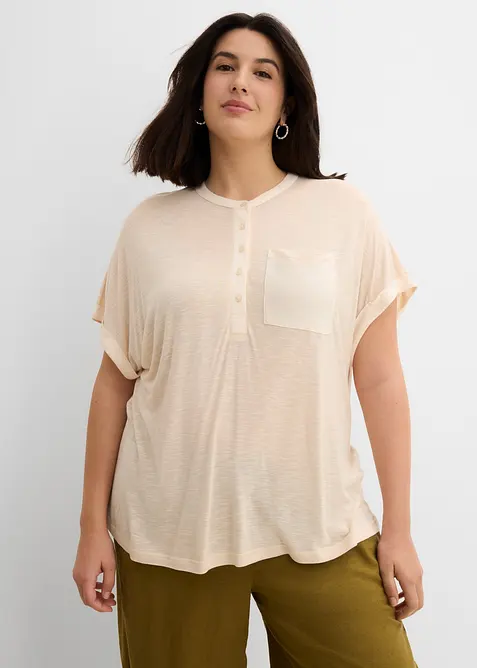 T-shirt in pura viscosa, bonprix