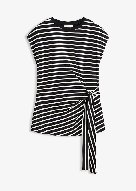 Maglia con drappeggio, bonprix