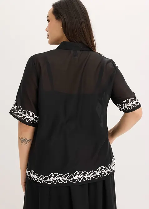 Blusa con ricamo, bonprix