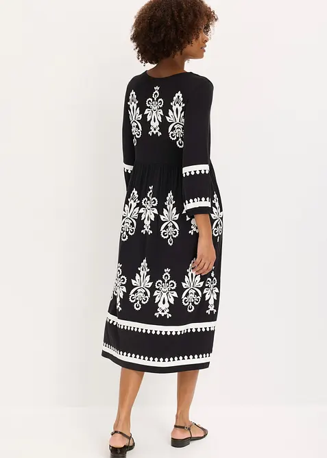 Abito in jersey di misto viscosa morbido, bonprix