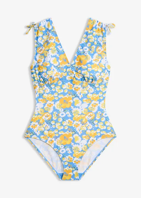 Costume intero con spalline larghe ed effetto modellante leggero, bonprix