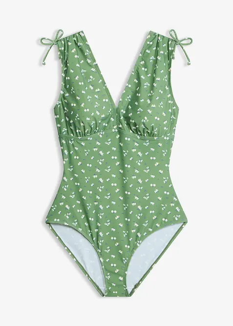 Costume intero con spalline larghe ed effetto modellante leggero, bonprix