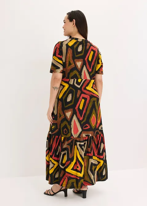 Abito lungo in morbido misto viscosa, bonprix