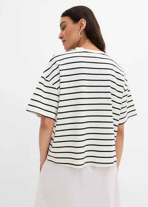 Maglia a righe in puro cotone biologico, bonprix
