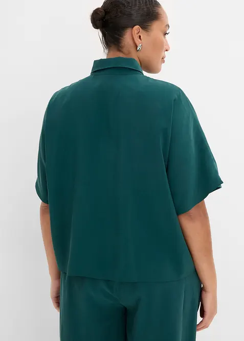 Camicetta in misto viscosa con maniche a pipistrello, bonprix