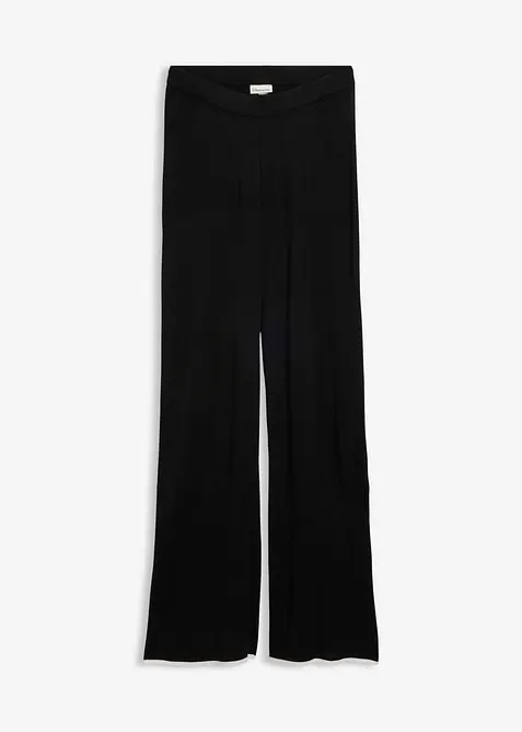 Pantaloni in maglia fine di misto viscosa, bonprix