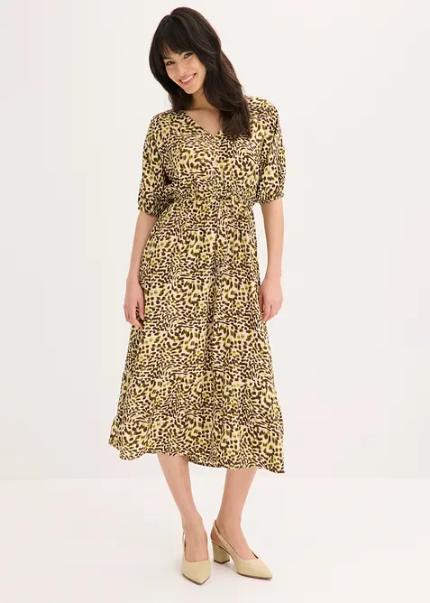 Abito midi in viscosa fluente, bonprix