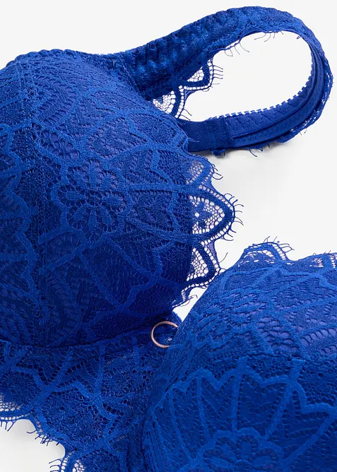 Reggiseno con coppe preformate e dettagli dorati, bonprix