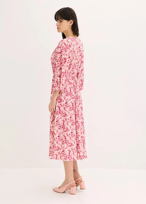 Abito di jersey con pizzo, bonprix