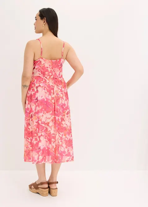 Abito con spalline in mesh morbido, bonprix