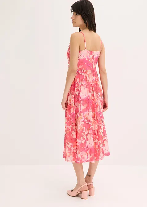 Abito con spalline in mesh morbido, bonprix