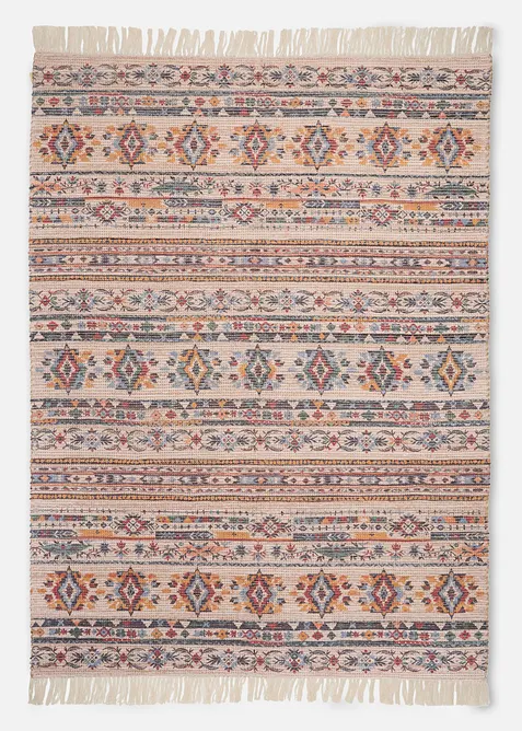 Tappeto kilim con frange e motivo orientale, bonprix