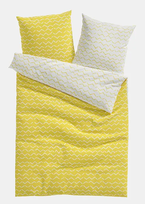 Biancheria da letto double-face in misto cotone, bonprix