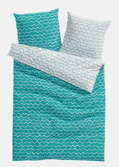 Biancheria da letto double-face in misto cotone, bonprix