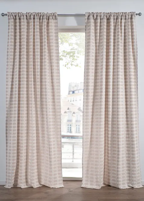 Tenda jacquard in cotone biologico (pacco da 1), bonprix