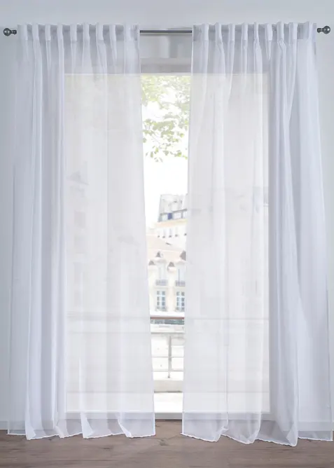 Tenda trasparente finemente strutturata in varie misure (pacco da 1), bonprix