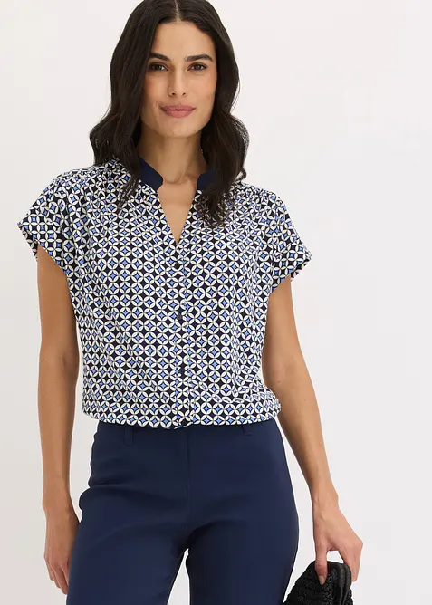 Top in misto viscosa fluido, bonprix