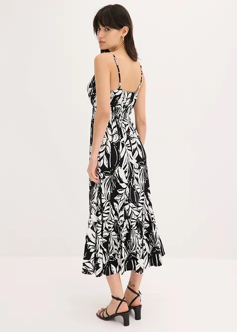 Abito con spalline in misto viscosa morbido, bonprix