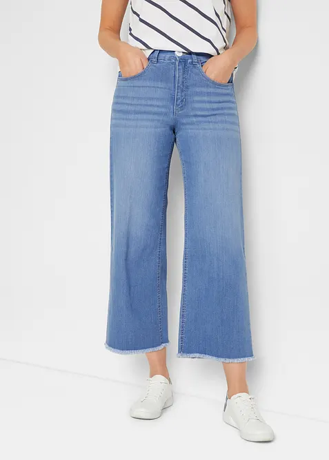 Jeans cropped wide fit, bonprix