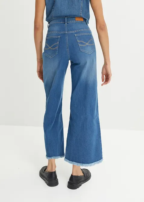 Jeans cropped wide fit, bonprix