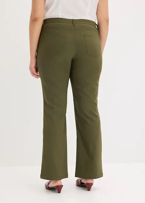 Pantaloni bootcut elasticizzati, bonprix