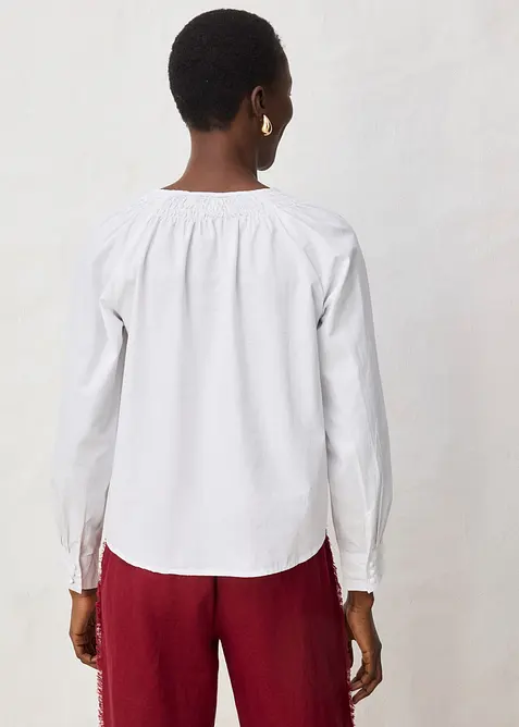 Tunica con percentuale di seta, bonprix