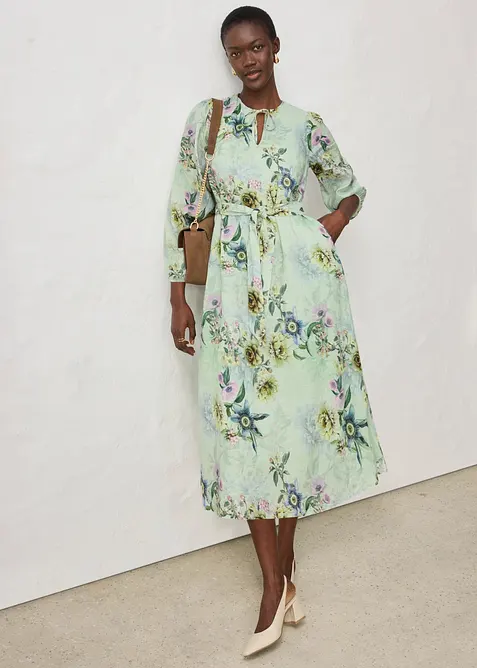 Abito lungo in rami&egrave;, bonprix