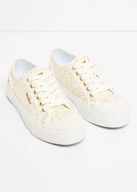Sneaker Mustang con finiture animalier, Mustang