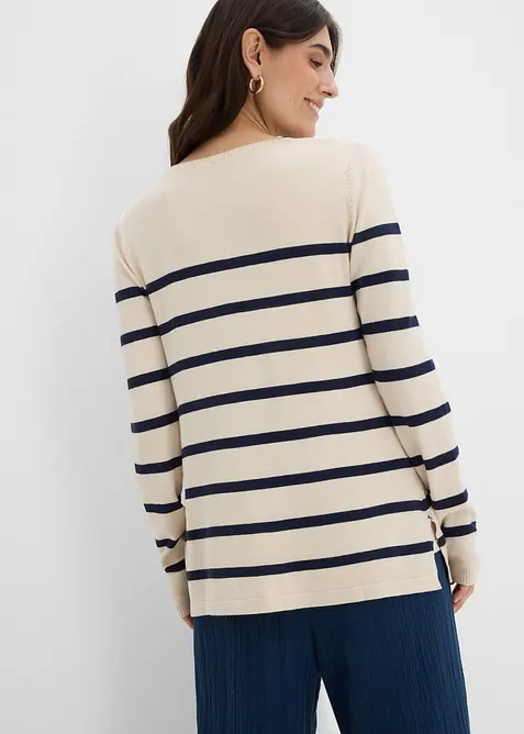 Maglione pr&eacute;maman / da allattamento leggero 2 in 1, bonprix