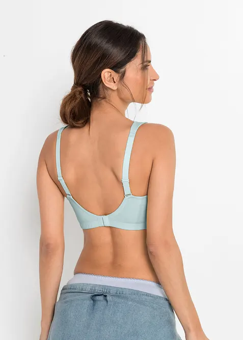 Reggiseno senza ferretto con cotone biologico (pacco da 2), bonprix
