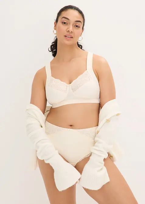 Reggiseno contenitivo senza ferretto con spalline imbottite, bonprix