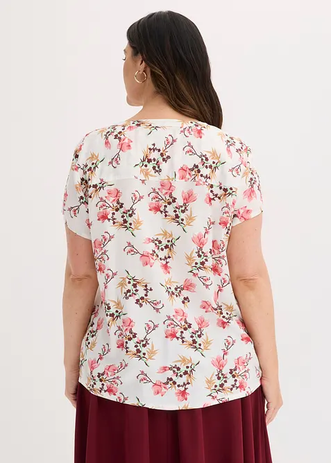 Camicetta a maniche corte in pura viscosa, bonprix