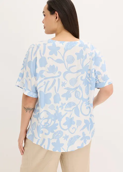 Tunica fantasia in viscosa fluida, bonprix