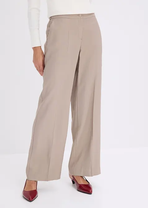 Pantaloni larghi leggeri con viscosa, bonprix