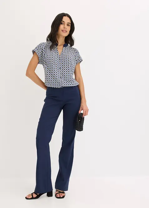 Top in misto viscosa fluido, bonprix