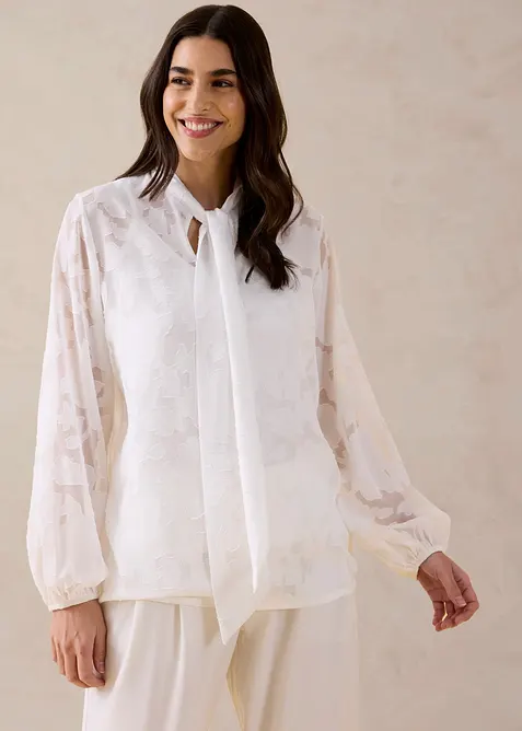 Blusa ricamata, bonprix