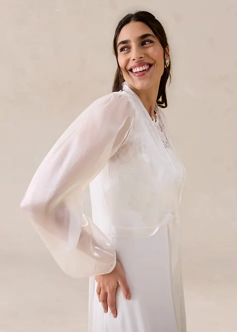 Bolero da annodare in tulle fine, bonprix