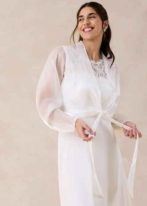 Bolero da annodare in tulle fine, bonprix