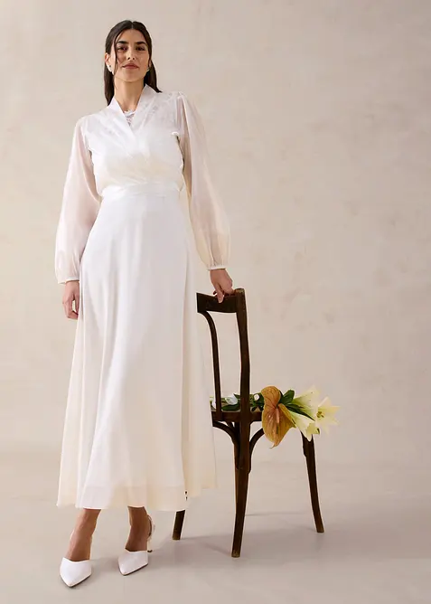 Bolero da annodare in tulle fine, bonprix