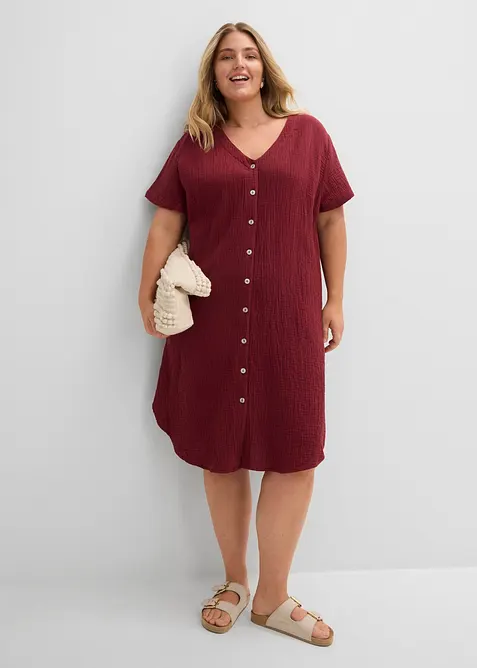 Abito chemisier in soffice mussola, bonprix