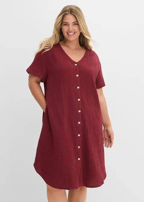 Abito chemisier in soffice mussola, bonprix